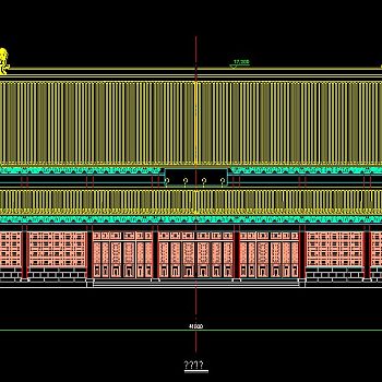 寺庙建筑结构施工图，寺庙CAD建筑图纸下载