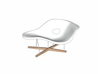 北欧座椅su模型，座椅草图大师模型下载