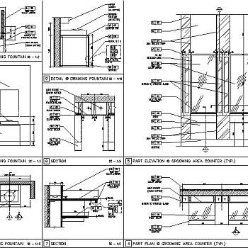 【超全】5600多套室内设计施工图大样节点剖面图合集