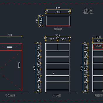 原创全屋定制鞋柜CAD图库,图库CAD建筑图纸下载