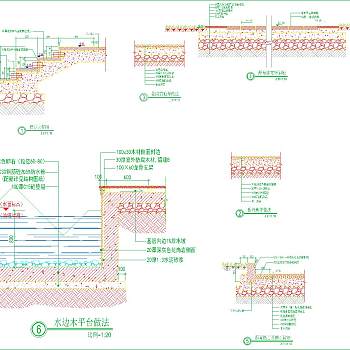 各种基础做法图施工图cad下载