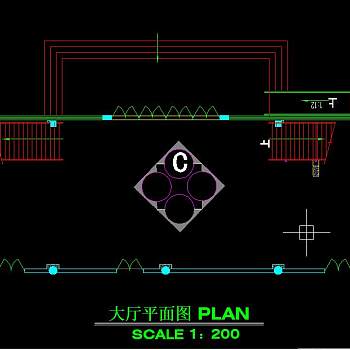 会展中心全套CAD装修图，会展中心全套CAD图纸下载