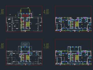 现代大堂电梯CAD施工图，大堂电梯CAD建筑图纸免费下载