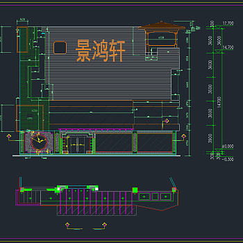 家具厂展厅室内外CAD施工图，家具展厅室内CAD施工图纸下载