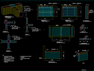砌体结构工程常用节点构造设计图，砌体结构CAD图纸下载