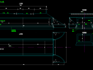 某水利工程5X2.5m钢筋混凝土箱涵桥结构钢筋图，水利工程CAD设计图纸下载