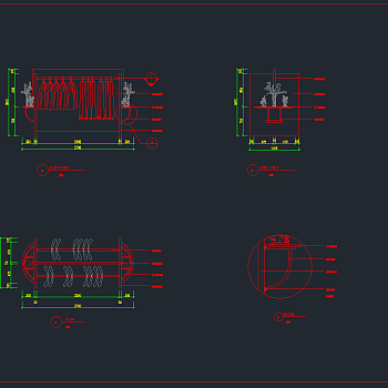 原创全套服装店货架CAD图纸，服装店CAD图纸下载