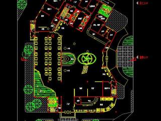 宾馆方案建筑施工图纸，宾馆设计CAD工程图下载