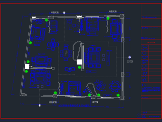 苏阳红木家具展厅专卖店CAD施工图（附效果图 )，家具展厅CAD建筑图纸下载