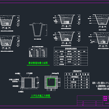 室外管网样图CAD图块，机房弱电CAD施工图纸下载