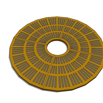 树篦子sketchup模型免费下载，树篦子skb模型免费分享