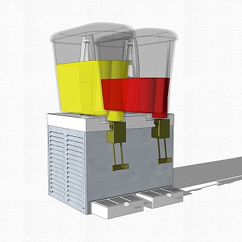 现代果汁售卖机草图大师模型，售卖机su模型下载