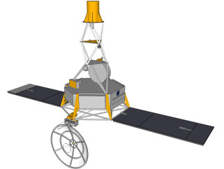 现代太空卫星草图大师模型下载，卫星sketchup模型