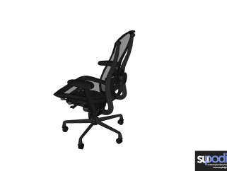 现代办公椅子草图大师模型，现代办公椅子 SU模型下载