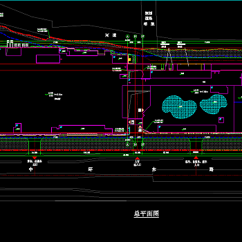 商业街地块CAD设计图，商业街CAD施工图纸下载