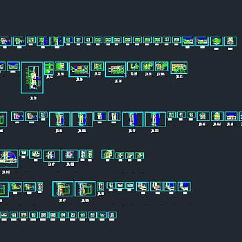 99张单元幕墙节点详图CAD工程图纸下载