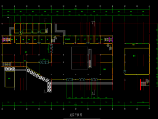 框架结构五层展览馆建筑施工图，展览馆CAD工程图纸下载