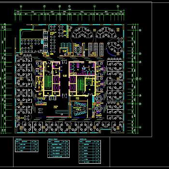 DELL办公室CAD施工图，CAD建筑图纸免费下载