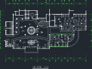 特色西餐厅CAD建筑图，西餐厅CAD施工图纸下载