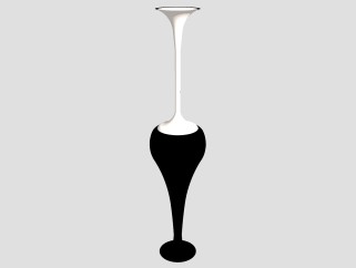  现代精品花瓶摆件草图大师模型，精品花瓶摆件sketchup模型下载