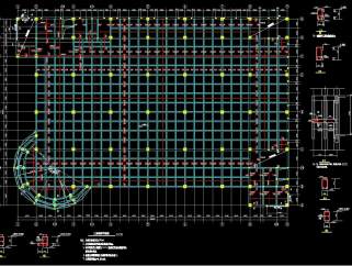 大型超市CAD结构设计图，大型超市CAD结构设计图纸下载