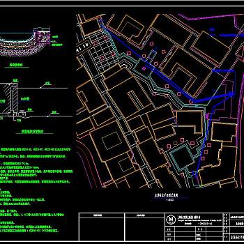 历史文化街全套园建施工图，历史文化街CAD施工方案