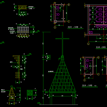 基督教会全套建筑图，基督教会CAD建筑图纸下载