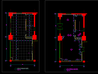 酒店美容室CAD施工图，酒店CAD建筑图纸下载