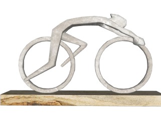 抽象自行车手雕塑su模型,摆件草图大师模型下载