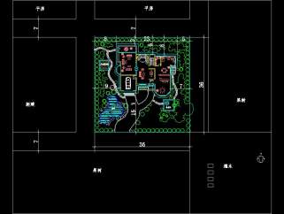 别墅单体CAD施工图，别墅CAD建筑图纸下载