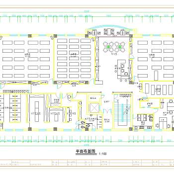 瑜伽会所施工图附效果图cad图纸下载