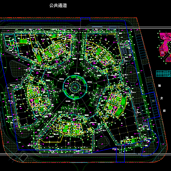 君康金融广场建筑施工图，金融广场CAD施工图纸下载