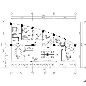 现代置业有限公司混搭风格CAD建筑图附效果图下载