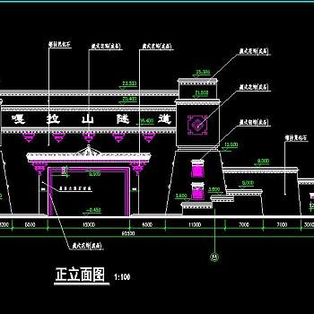 现代建筑CAD施工图，建筑CAD图纸下载