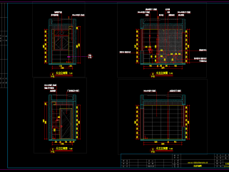 龙象城17栋中式风格施工图，样板房CAD施工图纸下载
