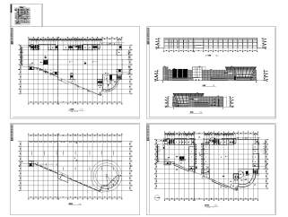 二层商场建筑设计图案例,商场购物中心CAD图纸下载
