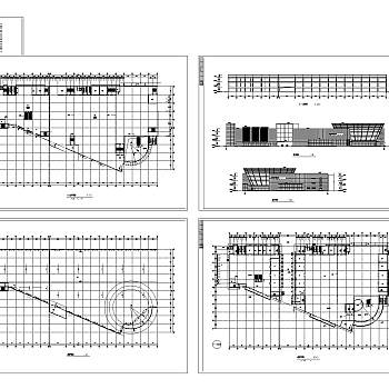 二层商场建筑设计图案例,商场购物中心CAD图纸下载