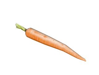 现代胡萝卜sketchup模型，蔬菜草图大师模型下载