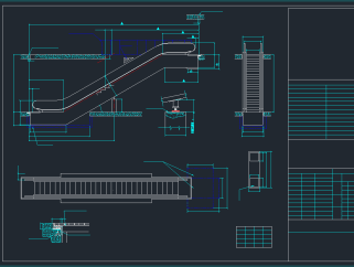 奥的斯自动扶梯大样图，节点大样CAD施工图纸下载