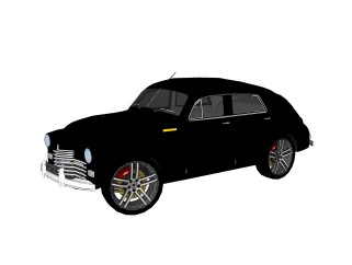 现代汽车免费su模型，现代汽车sketchup模型，汽车草图大师素材下载