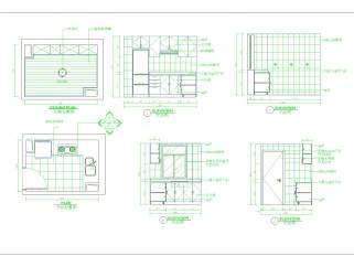 厨房室内装修CAD图库下载