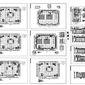 商场建筑设计图方案赏析,商场购物中心CAD图纸下载