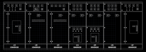 原创低压开关柜CAD设计图，开关柜CAD图纸下载