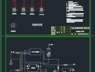 监控系统CAD大样图，机房弱电CAD施工图纸下载