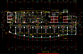 原创胸科医院CAD全套平面装修图，医院CAD设计图纸下载