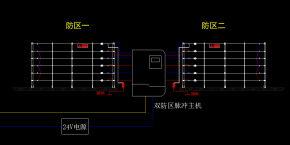 原创脉冲电子围栏CAD系统图纸设计，脉冲电子围栏CAD施工图下载