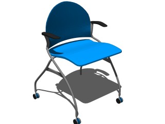 现代简约办公椅草图大师模型，办公椅sketchup模型下载