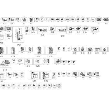 99张单元幕墙节点详图，CAD建筑图纸免费下载