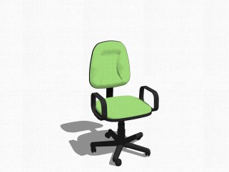 现代简约办公椅草图大师模型，办公椅skp模型下载