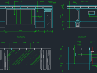 最全餐厅CAD图库，餐厅CAD施工图纸下载